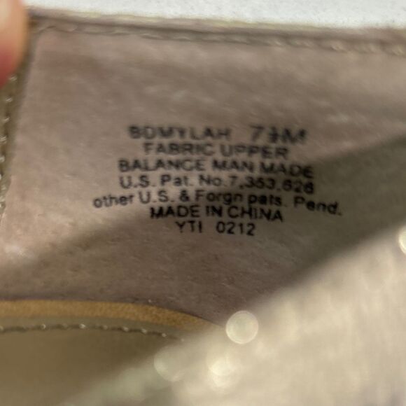 Bandolino | Mylah Gold Metallic Women’s Peep-toe Heels Pumps Size 7.5 - Picture 12 of 12